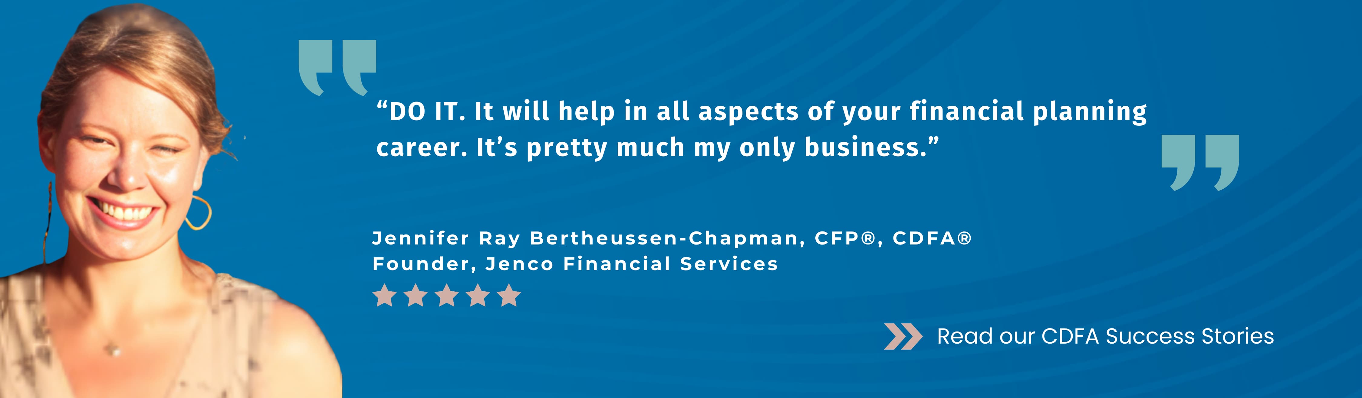 IDFA Jan 2026 Testimonial Success Story Jennifer Chapman