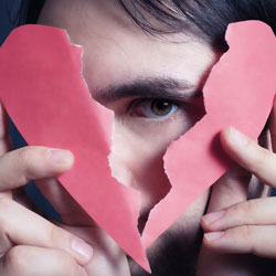 Broken heart divorce
